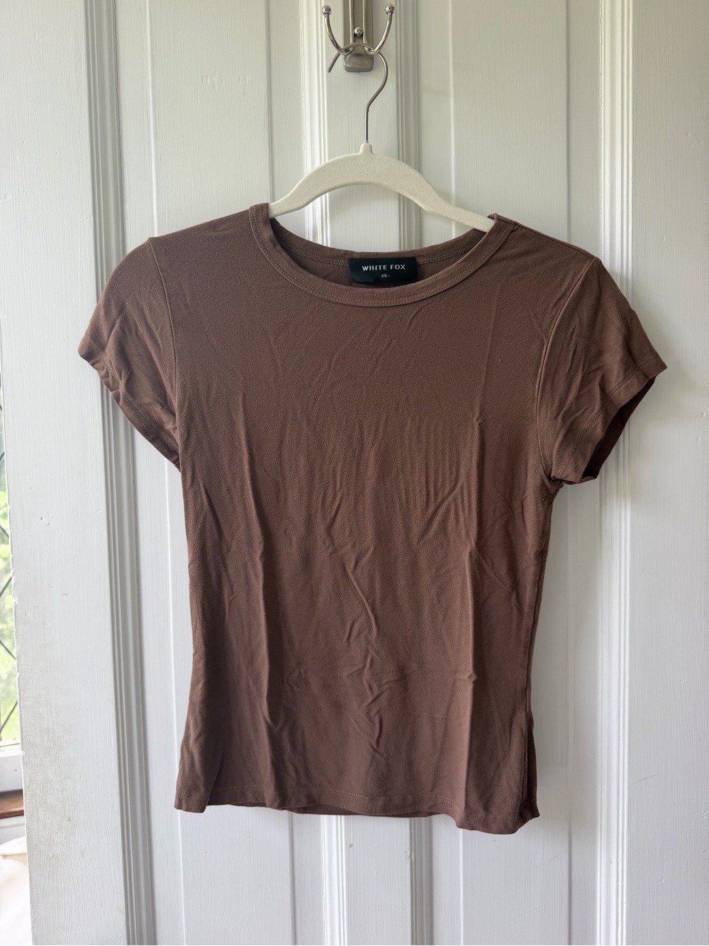 White fox Brown Short Sleeve Tee